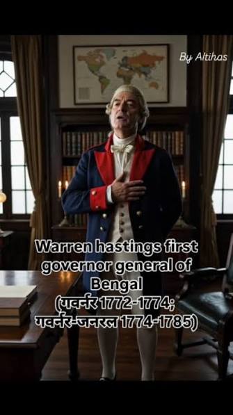 Warren Hastings First Governor General Of Bengal
