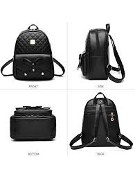 Check out these cute backpacks below for inspiration. I Ihayner Girls Bowknot Cute Leather Backpack Mini Backpack Purse For Women Backpack Handbags Shoes Handbags Urbytus Com