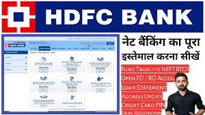 Software the bank will advise from time to time the internet software such as browsers, which are required for using. How To Use Hdfc Net Banking In Details Hdfc Internet Banking Uses Full Detail Youtube