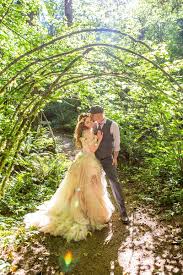 Bask In The Magic Of This Ritualistic Woodland Fae Wedding Pastel Wedding Dresses Forest Wedding Dress Woodland Wedding Dress