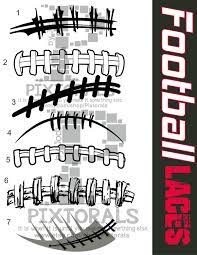 Football Vectors 7 Football Laces Vectors As Png Jpg By Pixtorals Football Clips Football Clip Art Football Spirit Shirts