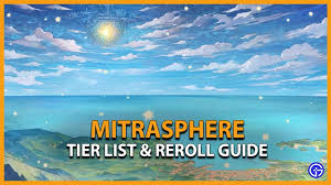 With the water cannon you can extinguish fires and also push players back. Mitrasphere Tier List 2021 Reroll Guide Best Weapons Ranked