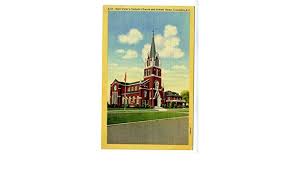 The city of columbia in south carolina is home to the historical st. Amazon Com Saint Peter S Catholic Church Priests Home Postcard Columbia South Carolina Office Products