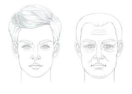 Draw them in the form of two ovals. Tips On Drawing The Same Male Face Of Different Ages Easydrawingtips