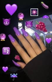 This dip powder features a delicate pastel lilac purple shade. Please Wait Purple Acrylic Nails Purple Nails Nail Designs