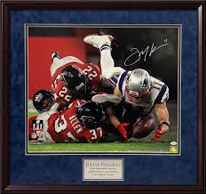 Javascript is required for the selection of a player. Julian Edelman Autograph Photo Super Bowl Li Greatest Catch 28x30 New England Picture
