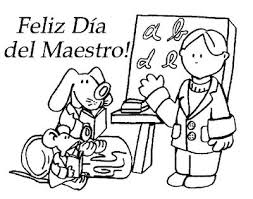Estudiante dibujos libro de colores dibujos para pintar. Dibujos Del Dia Del Maestro Para Colorear Faciles