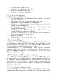 Nach jener fahrerlaubnisverordnung ist eine mpu erst als folge. Bod Leseprobe Die Aktuelle Mpu Drogen Vorbereitung