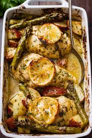Easy to make and very flavorful. Baked Chicken Breasts With Lemon Veggies Eatwell101