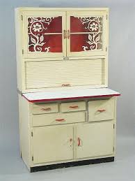 Ready to make your dream kitchen a reality? B A Hoosier Cabinet By Scheirich Louisville Ky With Red And White Painted And Enamelled Decoration Hoosier Cabinet Vintage Cabinets Red And White Kitchen