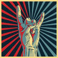 24 goth aesthetic wallpaper on wallpapersafari. Rock N Roll Hand Mural Wallpaper Rock N Roll Main 900x900 Download Hd Wallpaper Wallpapertip