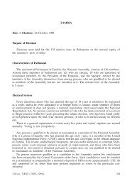Http Www Ipu Org Parline E Reports Arc Zambia 1988 E Pdf