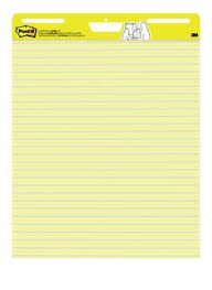Post It Easel Pad 25 In X 30 In Sheets Yellow Paper With