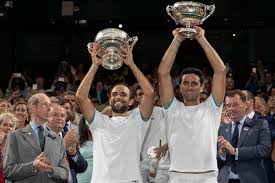 Born 20 january 1987) is a colombian professional tennis player who is a former world no. Jaun Sebastian Cabal Robert Farah With The Doubles Trophies Farah Wimbledon Champion