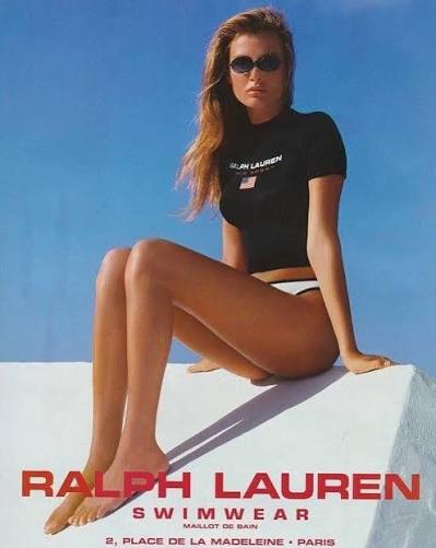 DEUX BIRDS | Bridget Hall for Ralph Lauren Polo Sport, 1990s | Instagram