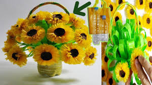 Duta plastik di kota tangerang , banten beli botol plastik hanya di indotrading.com jual beli online dan direktori supplier b2b indotrading. Cara Membuat Bunga Matahari Dari Botol Plastik Bekas Dan Kresek Diy Sun Flower Bottle Youtube