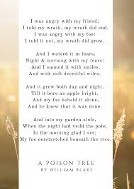 A Poison Tree William Blake Poem Feelings Feelings Beautiful Quotes How Are You Feeling