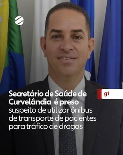 O Secret&aacute;rio de Sa&uacute;de de Curvel&acirc;ndia, Roberto Serenini (PL), foi alvo da Opera&ccedil;&atilde;o Infirmus, deflagrada pela Pol&iacute;cia Civil na manh&atilde; desta quinta-feira (4), por suspeita de usar um micro-&ocirc;nibus da pasta para