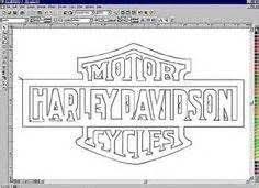Free Printable Harley Stencils Wildfire Flame Stencil Basic Stencils Harley Davidson Crafts Harley Davidson Signs Harley Davidson Logo