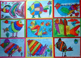 Tekenen En Zo Vogels In De Stijl Van Corneille 2e Les Kunst Ideeen Kunst Voor Kinderen Vogels Tekenen