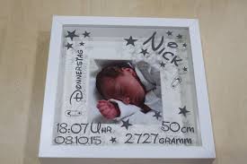 Baby Geschenk Ribba Rahmen Verziehrt In 2020 Mit Bildern Bilderrahmen Baby Baby Geschenke Ikea Bilderrahmen Ribba