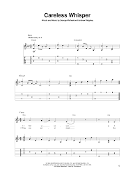 Minimum required purchase quantity for these notes is 1. Careless Whisper Sheet Music George Michael Solo Guitar