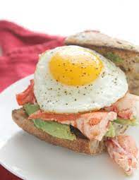 Lobster Egg And Avocado Breakfast Sandwich Recipe Avocado Breakfast Sandwich Breakfast Recipes Easy Breakfast Sandwich