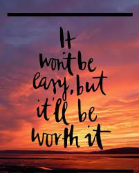 It Won T Be Easy But It Ll Be Worth It Motivational Positive Inspirational Quote Bullet Journal Dot Grid L Notebook 8 X 10 Large 8mm X 8mm Matrix Inspirational Positive Quotes Series