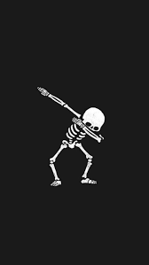 White Skeleton Dabbing Drawing Backgrounds For Girls Black Background Cute Backgrounds For Phones Cute Backgrounds Black Background Wallpaper