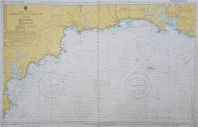 vintage admiralty chart for sale south cornwall and south