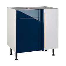 Ikea meuble de cuisine haut gallery. Meuble De Cuisine Gossip Bleu D Angle Facade 1 Porte Kit Fileur Caisson Bas L 80 Cm Castorama