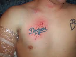 What follows are some of best tattoos proving each recipient's. La Dodger Die Hard Fan Tattoo Tattoo Ideas Center