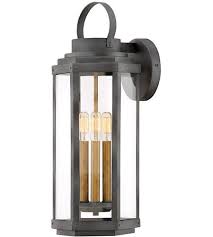 Hey Look What I Found At Lighting New York Hinkley 2535dz Danbury 3 Light 22 Inch Aged Zinc Heritage B Outdoor Wall Lantern Outdoor Wall Lighting Wall Lantern