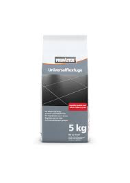 Fliesenformat fugenbreite x fugentiefe verbrauch in kg/m² sackinhalt (20 kg) reicht für 15 x 15 mm 5 x 5 mm ca. Primaster Universalflexfuge Silbergrau 5 Kg Globus Baumarkt