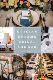 This Mediterranean Shower Will Have You Dreaming Of Greece Bridesmaids Confession Bridal Shower Rustic Bridal Shower Chair Bridal Shower Favors Diy