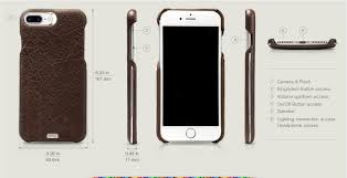 Grip Silver Luxury Iphone 8 Plus Leather Case Vaja