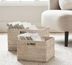 Earn 10% back in rewards 1 when you shop with your pottery barn credit card, or opt for 12 months special financing on purchases of $750+. Tava Woven Utility Storage Basket Whitewash Pottery Barn