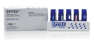 Polyester strip in handy dispenser for all anterior teeth filling materials. Gc America Epitex Finishing And Polishing Strips
