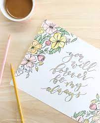 Calligraphy coloring pages under fontanacountryinn com. Free Floral And Calligraphy Coloring Page Saffron Avenue Coloring Pages Free Coloring Pages Fancy Letters