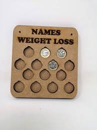 Personalised Weight Loss Reward Plaque Lb For Pound Different Sizes Available 1 Stone 14lb