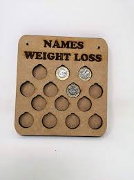 personalised weight loss reward plaque lb for pound different sizes available 1 stone 14lb