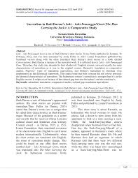 Aug 13, 2021 · moral adalah: Pdf Surrealism In Budi Darma S Laki Laki Pemanggul Goni The Man Carrying The Sack A Comparative Study