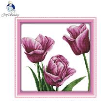 If you're new to the craft, though, you'll need to get a few basics down before you start shopping for a. Joy Sunday Flower Style Purple Tulip Easy Printable Cross Stitch Patterns Kits For Beginners Diy Craft Gifts Joy Sunday Cross Stitch Kitsstitching Kit Cross Stitch Aliexpress