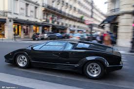 Lamborghini says it reaches 60 miles per hour in 2.8 seconds, 124 mph in 8.6. Wallpaper Black Old Street Supercars Time Paris Sports Car Performance Car Lamborghini Countach Birthday Wheel Supercar Land Vehicle Automotive Design Luxury Vehicle Compact Car Motor Vehicle Mode Of Transport 25th Mtsupercars