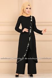 Modaselvim Hijab Combinations Combine 2214ms212 Black Abaya Tarzi Kiyafet Islami Moda