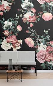 Wallpaper borders are a perfect way to achieve an outburst of color and delight easily and in a short time. 8 Dark Floral Wallpapers To Create A Striking Space Hovia