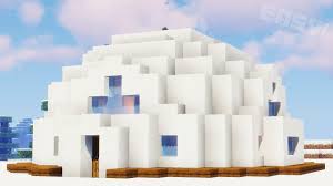 Not only can you make this out of quartz. Modern Igloo In Minecraft Youtube