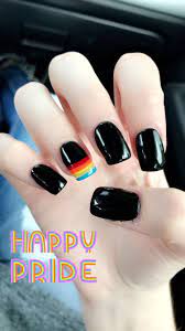 Pride Nails Rainbow Nails Acrylic Nail Designs Rainbow Nails Design