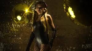 Video 4k e hd pronti per qualsiasi montaggio video digitale. Beautiful Woman Dancing Next Gold Disco Balls Video By C Dubassy Stock Footage 203069754