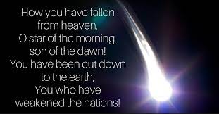 Isaiah 14 12 Lucifer Quote Satan Quotes Daily Bible Verse